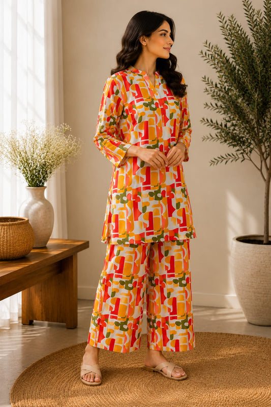 Modern Mosaic – 2 Piece Unstitched Lawn