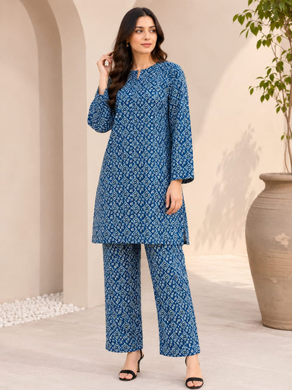 Royal Sapphire – Premium 2 Piece Unstitch Lawn Suit