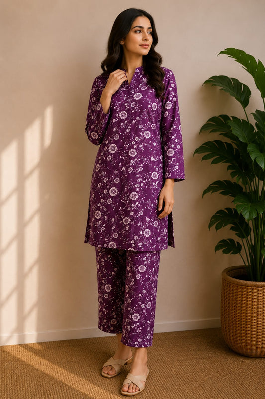 Royal Bloom – 2 Piece Unstitched Lawn