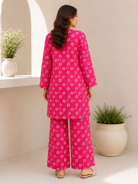 Pink Daisy – 2 Piece Unstitched Lawn