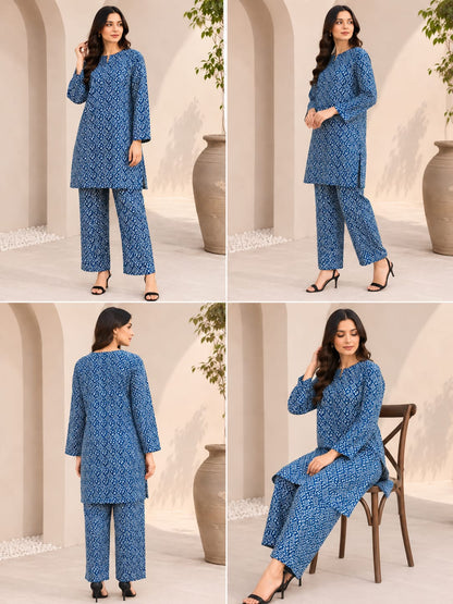 Royal Sapphire – Premium 2 Piece Unstitch Lawn Suit