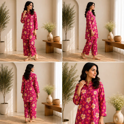 Blossom Charm – 2 Piece Unstitched Lawn