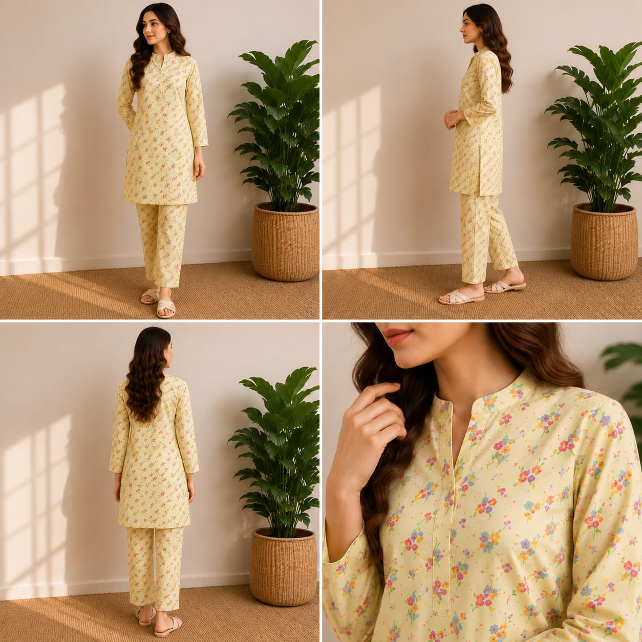 Sunny Blossom – 2 Piece Unstitched Lawn