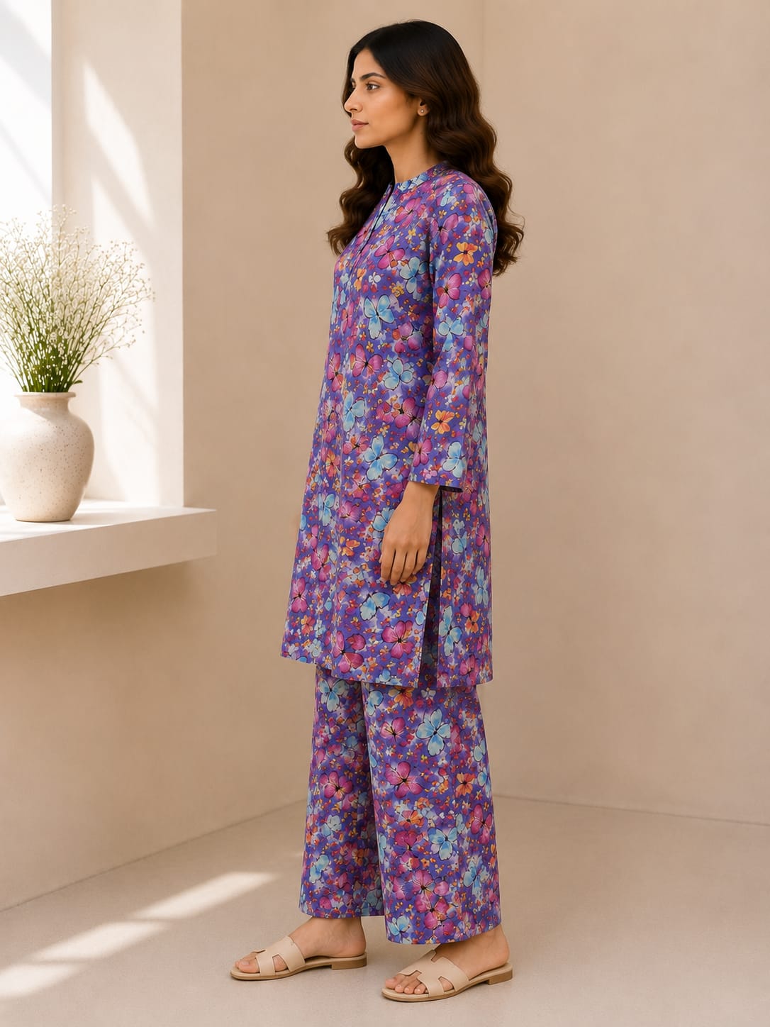 Butterfly Dreams – 2 Piece Unstitched Lawn