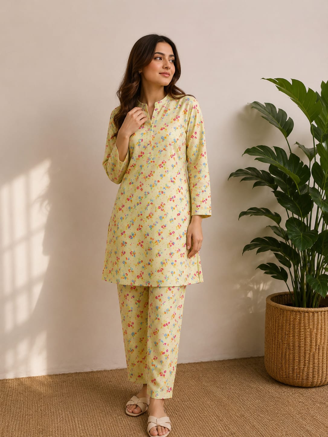 Sunny Blossom – 2 Piece Unstitched Lawn