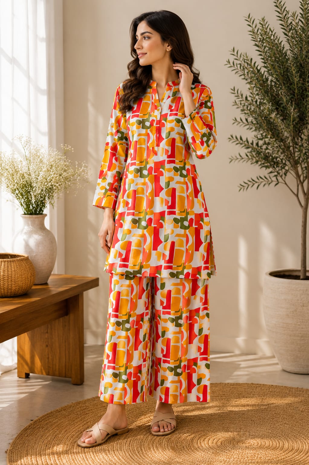 Modern Mosaic – 2 Piece Unstitched Lawn