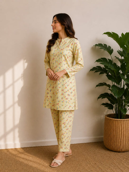 Sunny Blossom – 2 Piece Unstitched Lawn