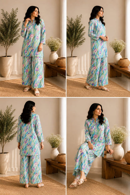 Tulip Garden – 2 Piece Unstitched Lawn